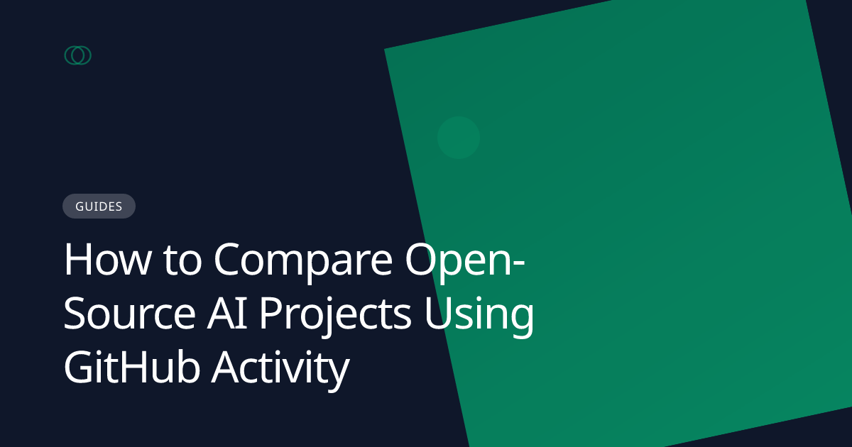 How to Compare Open-Source AI Projects Using GitHub Activity